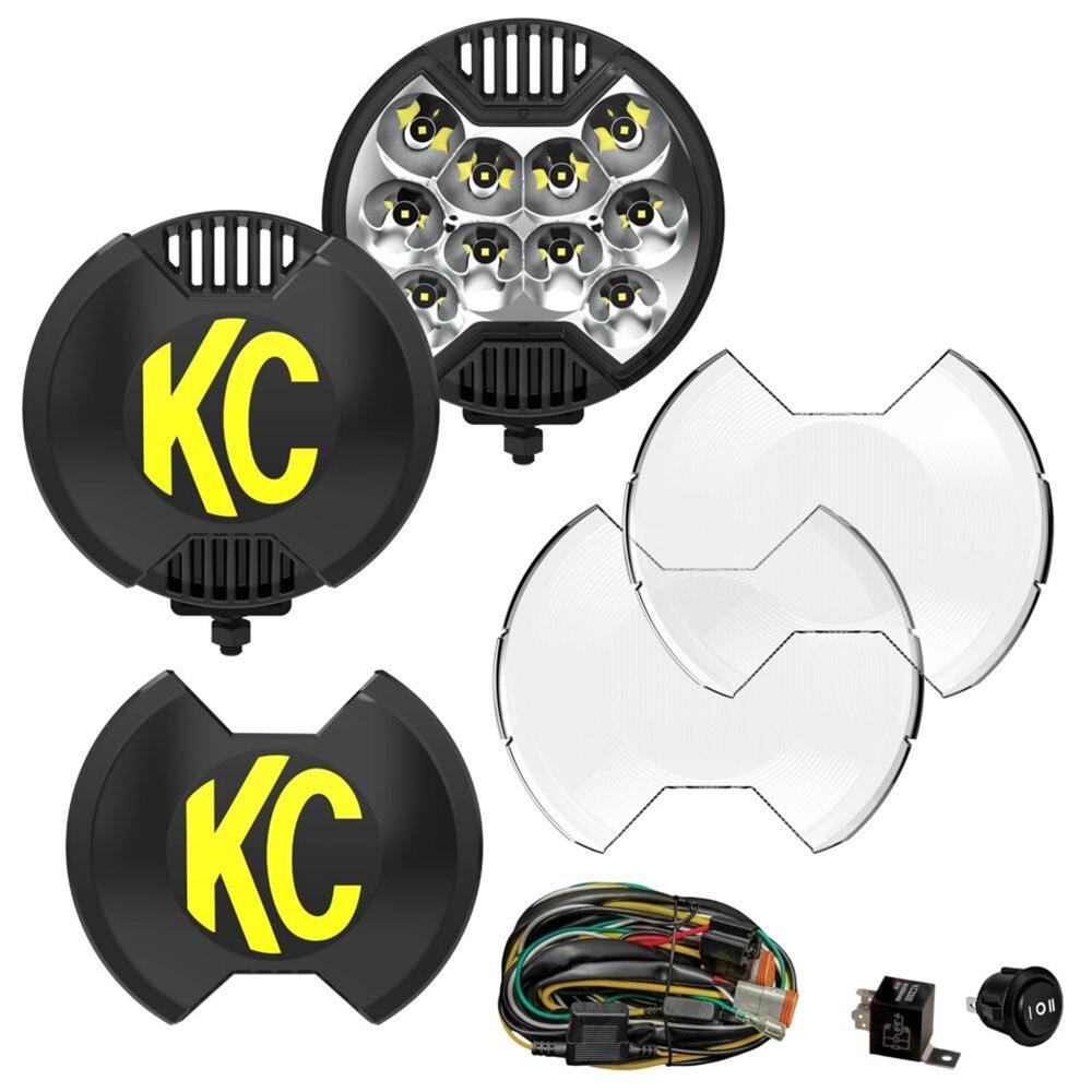 KC HiLiTES SlimLite 6 LED Off-Road Master Lights